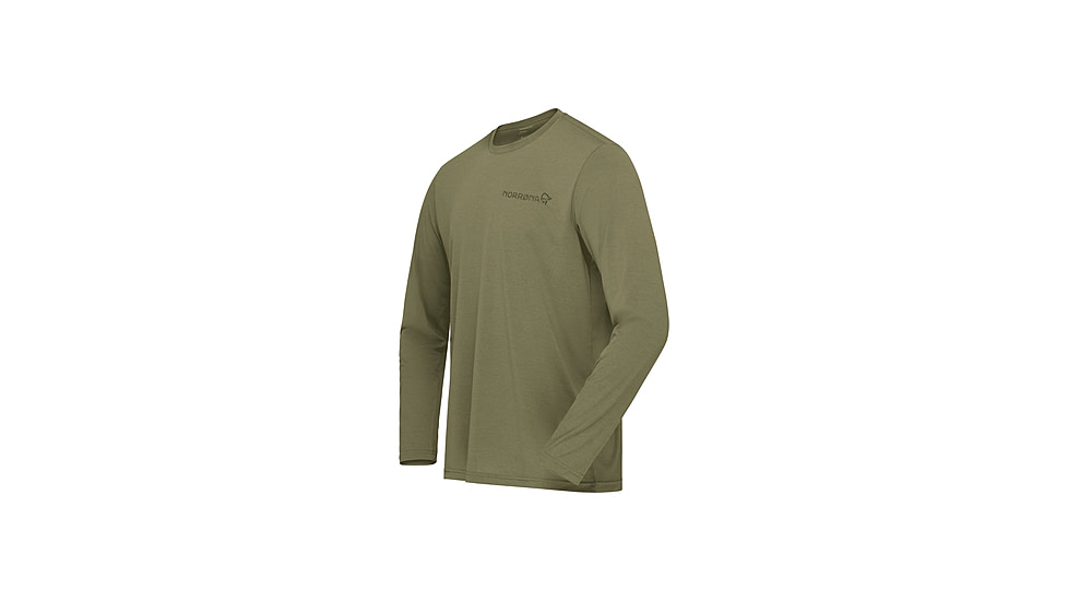 Norrona Femund Tech Long Sleeve Top - Mens, Loden Green, Small, 2625-24-3006-S
