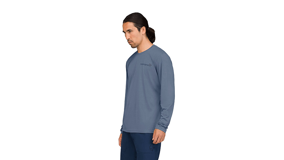 Norrona Femund Tech Long Sleeve Top - Mens, Vintage Indigo, Large, 2625-24-2308-L