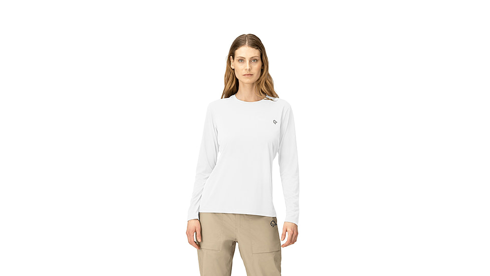 Norrona Femund Tech Long Sleeve Top - Womens, Snow White, Extra Small, 2630-24-9928-XS