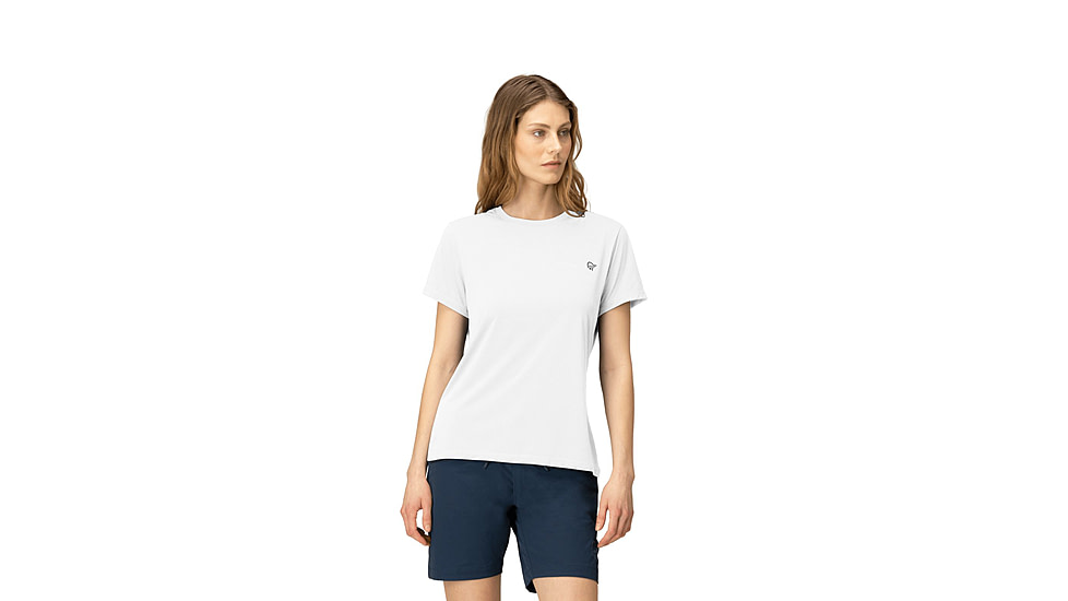 Norrona Femund Tech T-Shirt - Womens, Snow White, Small, 2664-24-9928-S