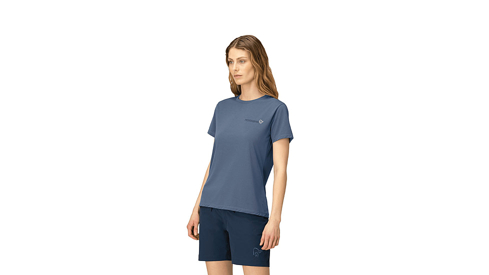 Norrona Femund Tech T-Shirt - Womens, Vintage Indigo, Small, 2664-24-2308-S