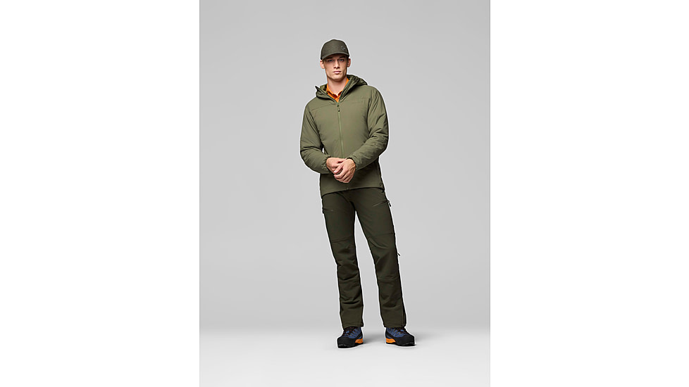 Norrona Femund Thermo60 Zip Hood - Mens, Olive Night, Small, 2660-25-3301-S