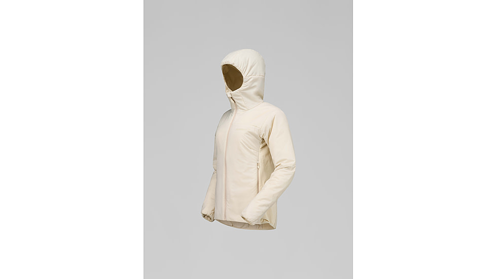 Norrona Femund Thermo60 Zip Hood - Womens, Oatmeal, Large, 2661-25-4411-L