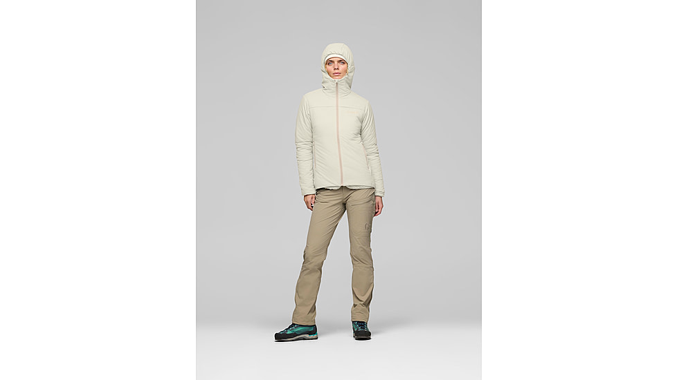 Norrona Femund Thermo60 Zip Hood - Womens, Oatmeal, Large, 2661-25-4411-L