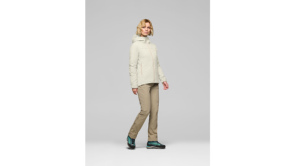 Norrona Femund Thermo60 Zip Hood - Womens, Oatmeal, Large, 2661-25-4411-L