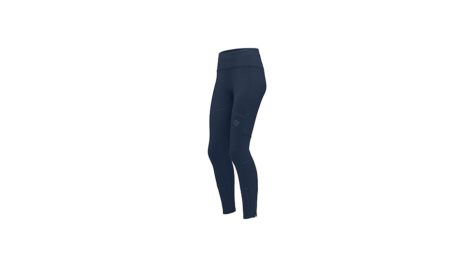 Norrona Femund Warmwool Flex2 Tights - Womens, Indigo Night, Large, 2660-24-2295-L