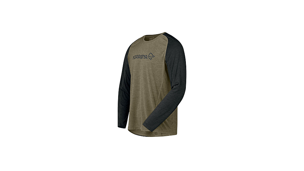 Norrona Fjora Equaliser Lightweight Long Sleeve Top - Mens, Olive Night, Medium, 2232-25-3301-M