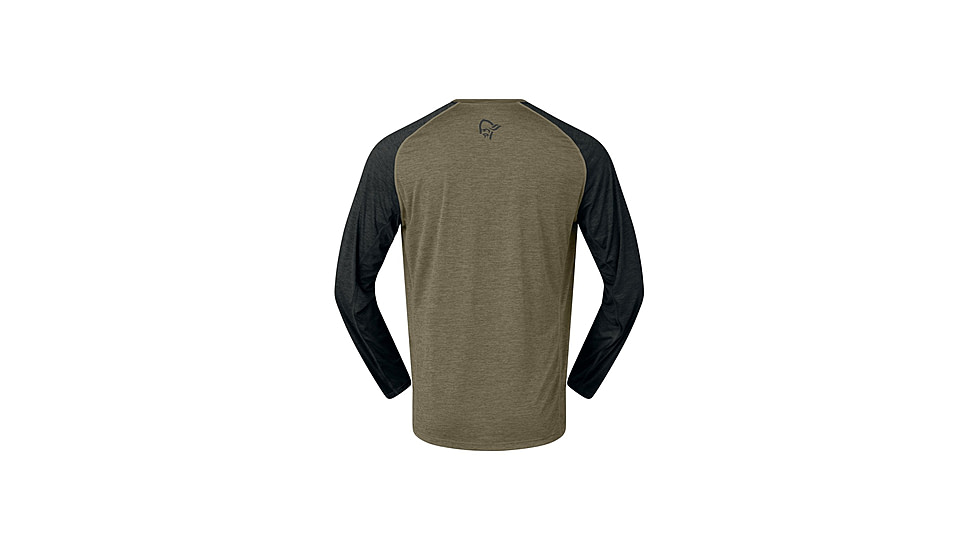 Norrona Fjora Equaliser Lightweight Long Sleeve Top - Mens, Olive Night, Medium, 2232-25-3301-M