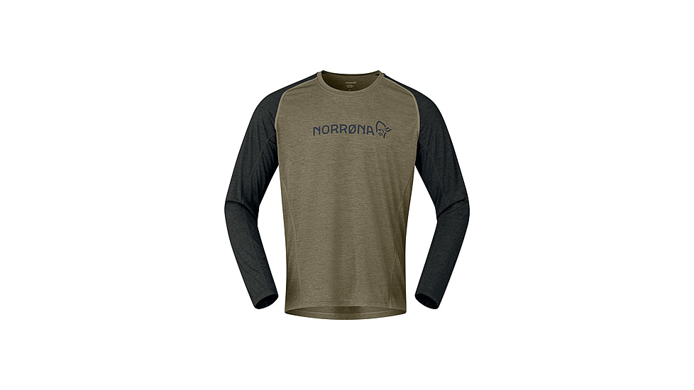 Norrona Fjora Equaliser Lightweight Long Sleeve Top - Mens, Olive Night, Medium, 2232-25-3301-M
