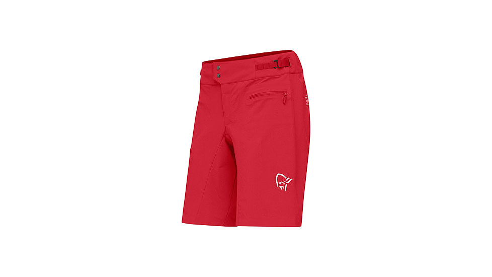 Norrona Fjora Flex1 Light Shorts - Womens, Aura Orange, Medium, 2204-24-5519-M