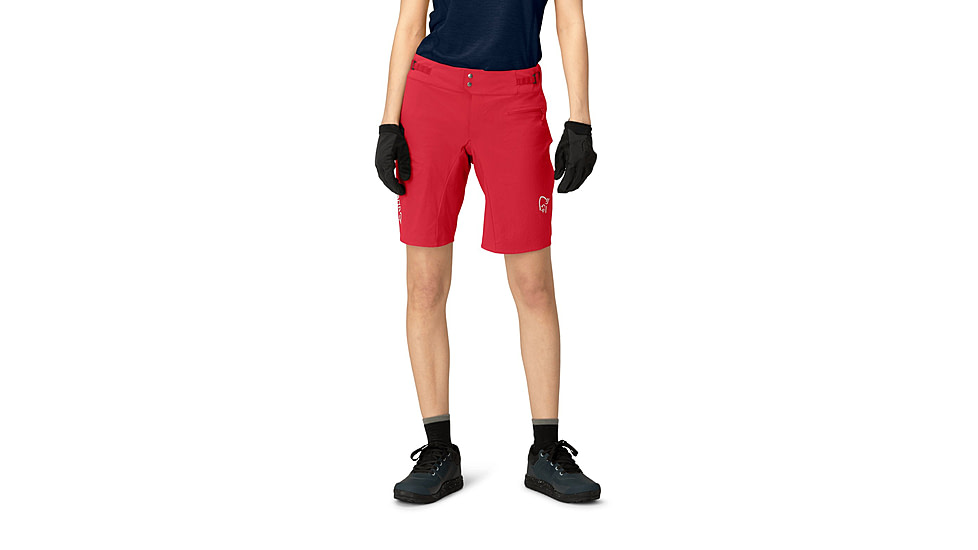 Norrona Fjora Flex1 Light Shorts - Womens, Aura Orange, Medium, 2204-24-5519-M