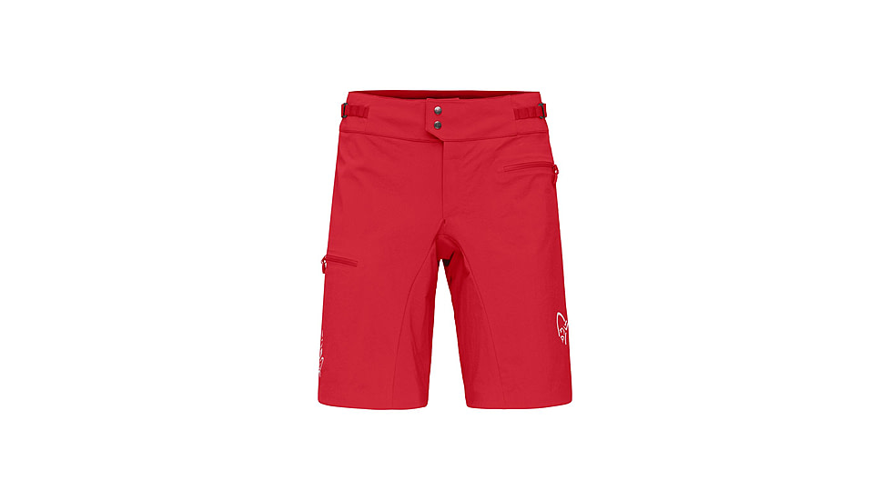 Norrona Fjora Flex1 Light Shorts - Womens, Aura Orange, Medium, 2204-24-5519-M