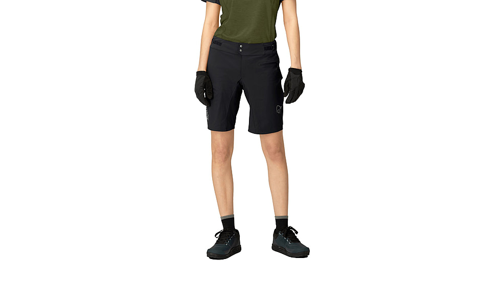 Norrona Fjora Flex1 Light Shorts - Womens, Caviar, Small, 2204-24-7718-S