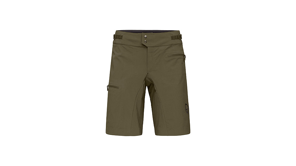 Norrona Fjora Flex1 Light Shorts - Womens, Olive Night, Medium, 2204-24-3301-M
