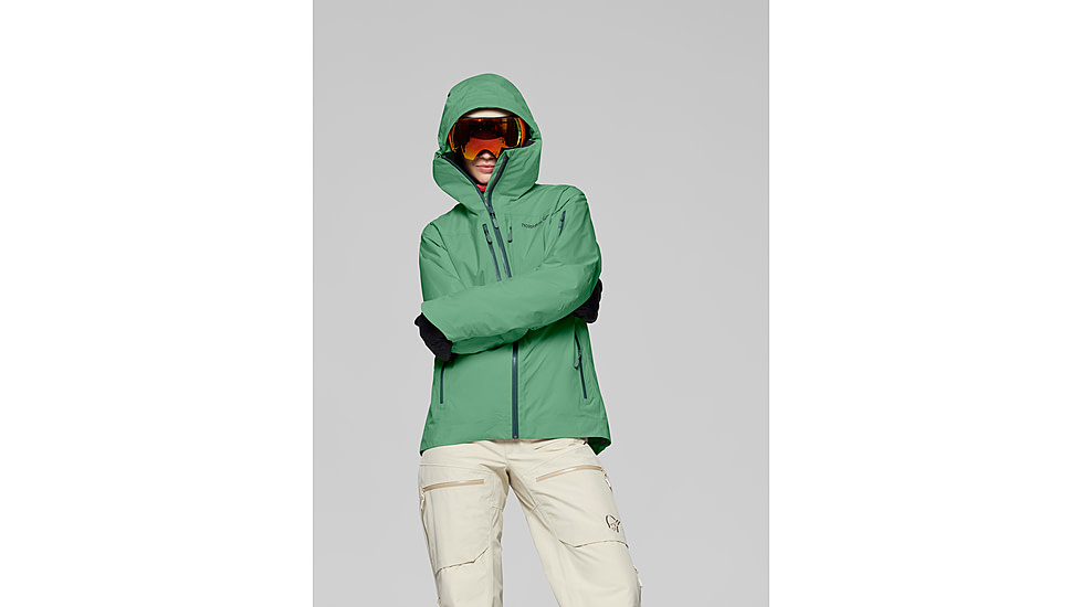 Norrona Lofoten Gore-Tex Insulated Jacket - Womens, Dark Ivy, Large, 1023-24-3886-L