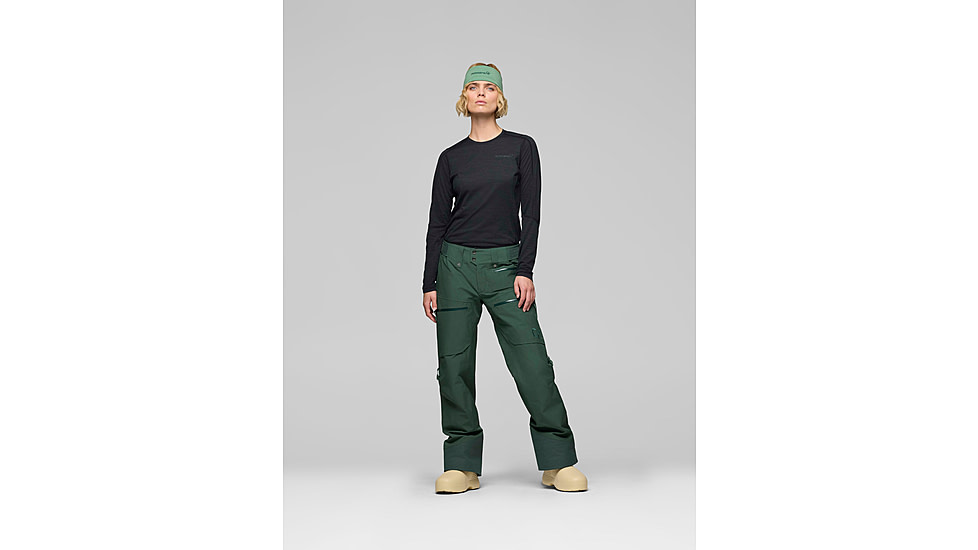 Norrona lofoten Gore-Tex Insulated Pants - Womens, Jungle Green, Medium, 1024-24-3663-M