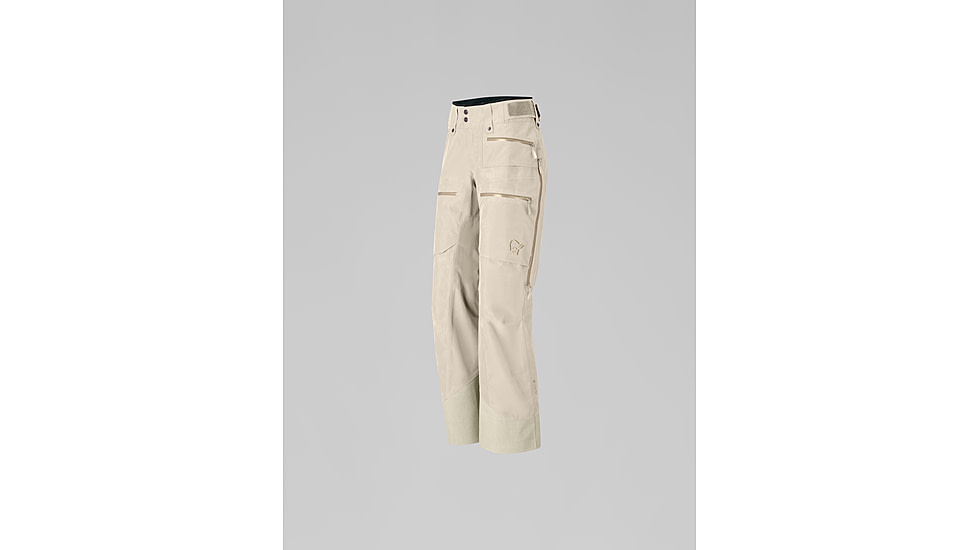Norrona lofoten Gore-Tex Insulated Pants - Womens, Oatmeal, Extra Small, 1024-24-4411-XS
