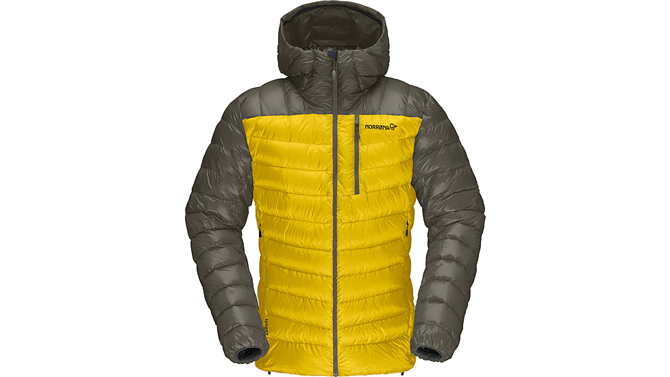 Norrona Lyngen Down850 Hood - Mens, Golden Palm, Small, 2004-20-5502-S