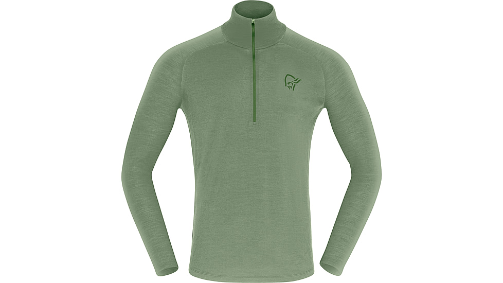 Norrona Femund Pureull Zip Neck Top - Mens