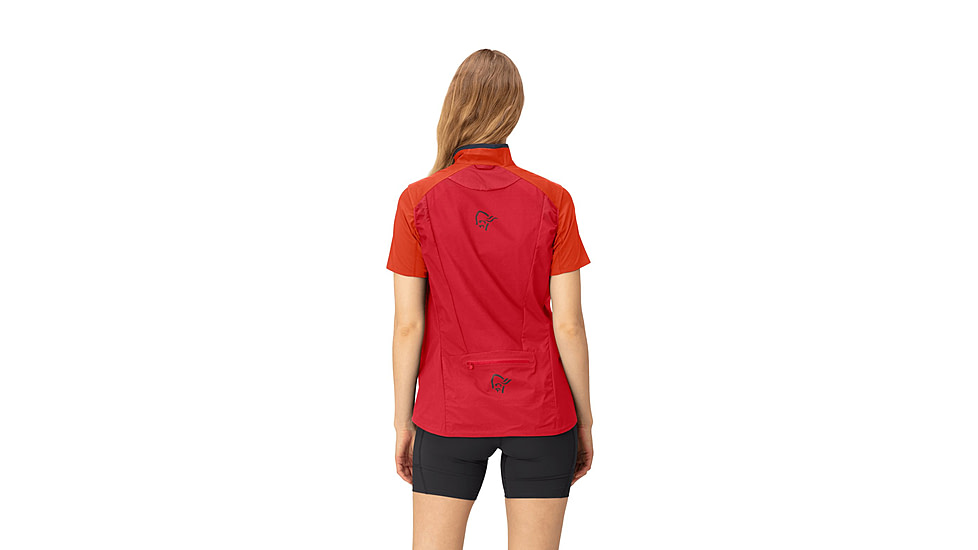 Norrona Senja Aero 90 Vest - Womens, Arednalin, Medium, 5823-23-5630-M