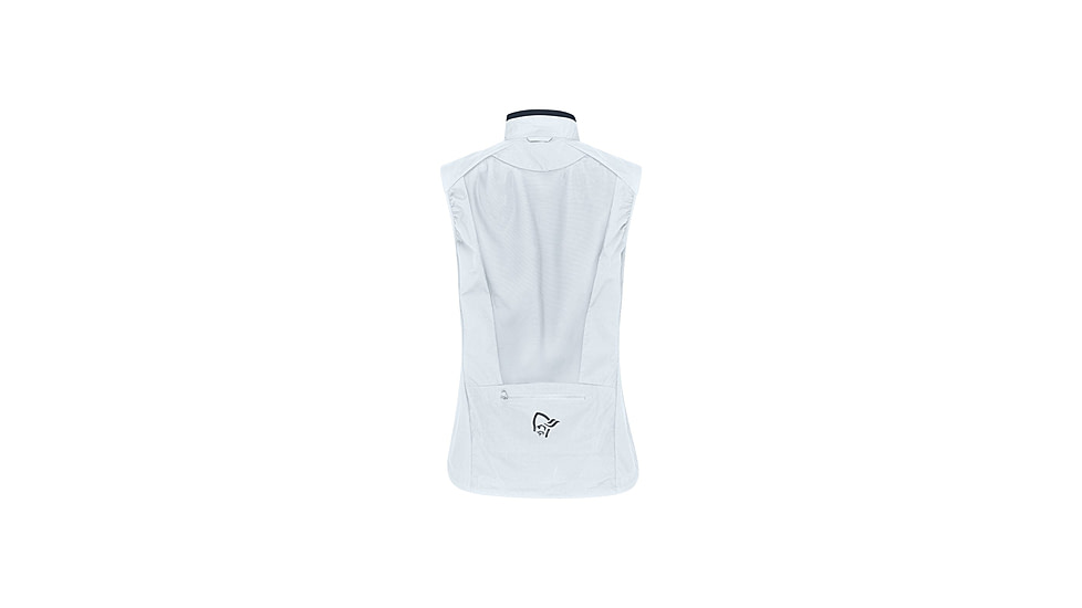 Norrona Senja Aero 90 Vest - Womens, Snow White, Large, 5823-23-9928-L