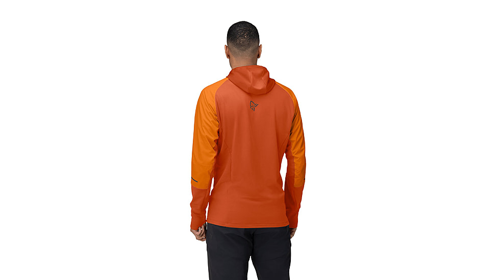 Norrona Senja Alpha90 Zip Hoodie - Mens, Exuberance, Medium, 5827-23-1003-M