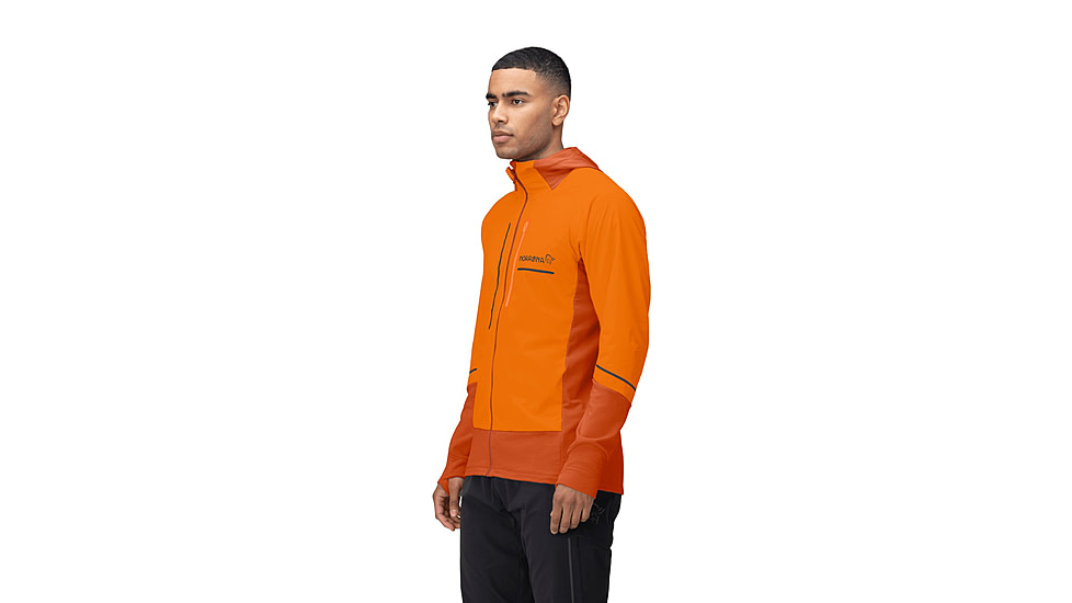 Norrona Senja Alpha90 Zip Hoodie - Mens, Exuberance, Medium, 5827-23-1003-M