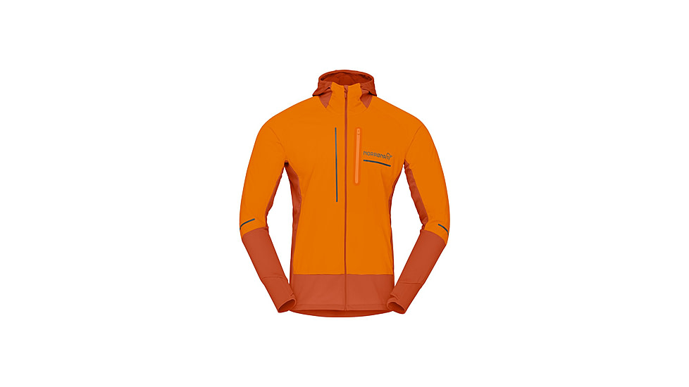 Norrona Senja Alpha90 Zip Hoodie - Mens, Exuberance, Medium, 5827-23-1003-M