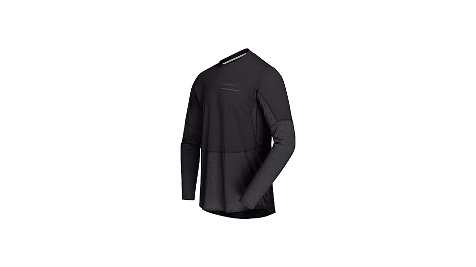 Norrona Senja Equaliser Lightweight Long Sleeve Shirt - Mens, Caviar, Extra Large, 5820-23-7718-XL
