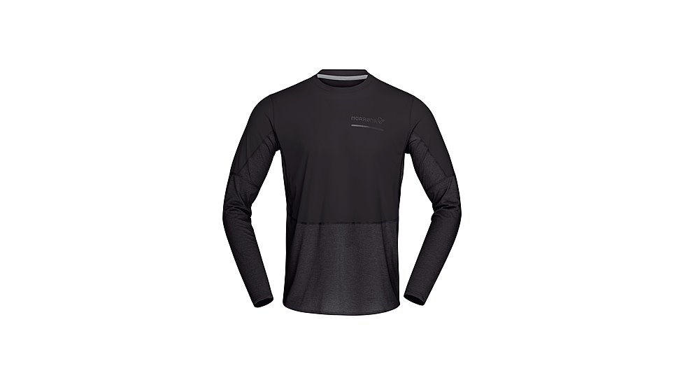 Norrona Senja Equaliser Lightweight Long Sleeve Shirt - Mens, Caviar, Extra Large, 5820-23-7718-XL