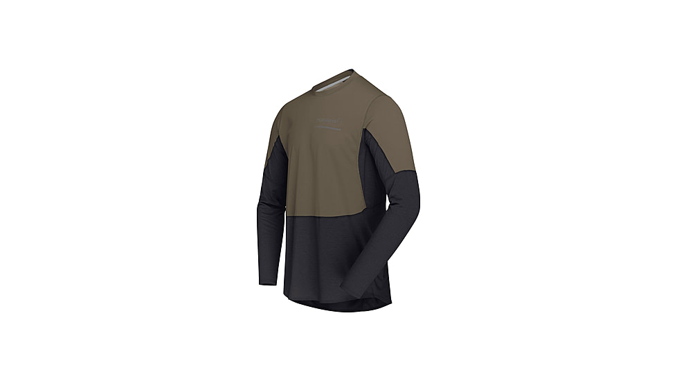 Norrona Senja Equaliser Lightweight Long Sleeve Shirt - Mens, Olive Night, Extra Large, 5820-23-3301-XL
