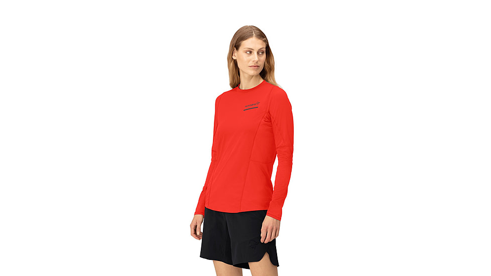 Norrona Senja Equaliser Lightweight Long Sleeve Shirt - Womens, Arednalin, Extra Small, 5824-23-5630-XS