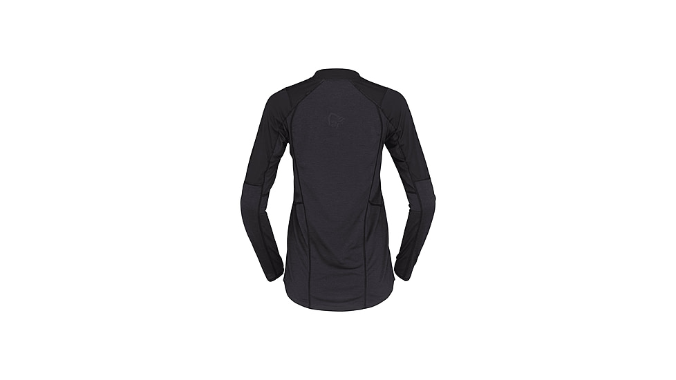 Norrona Senja Equaliser Lightweight Long Sleeve Shirt - Womens, Caviar, Extra Small, 5824-23-7718-XS