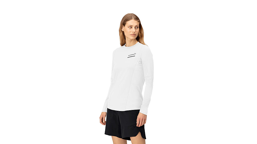 Norrona Senja Equaliser Lightweight Long Sleeve Shirt - Womens, Snow White, Large, 5824-23-9928-L