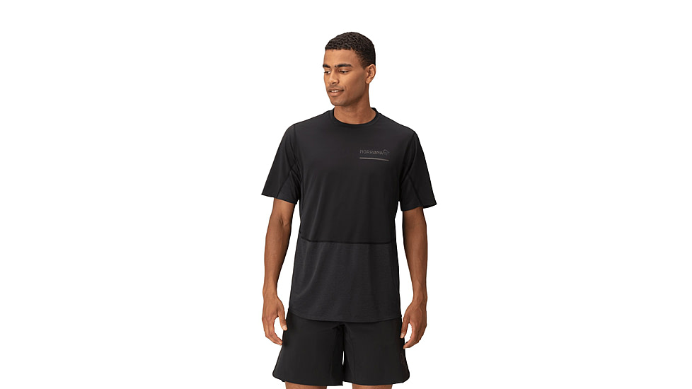 Norrona Senja Equaliser Lightweight T-Shirt - Mens, Caviar, Medium, 5826-23-7718-M