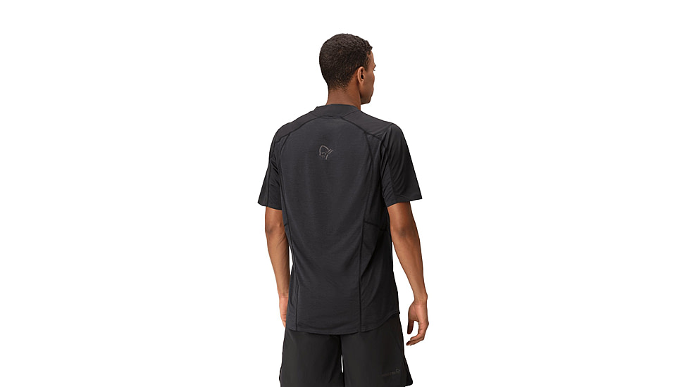 Norrona Senja Equaliser Lightweight T-Shirt - Mens, Caviar, Medium, 5826-23-7718-M