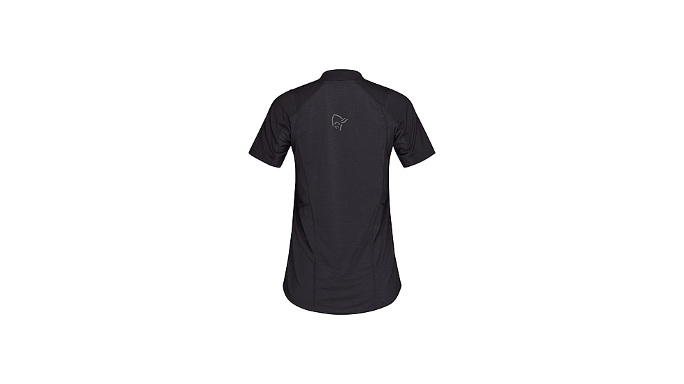 Norrona Senja Equaliser Lightweight T-Shirt - Womens, Caviar, Medium, 5807-23-7718-M
