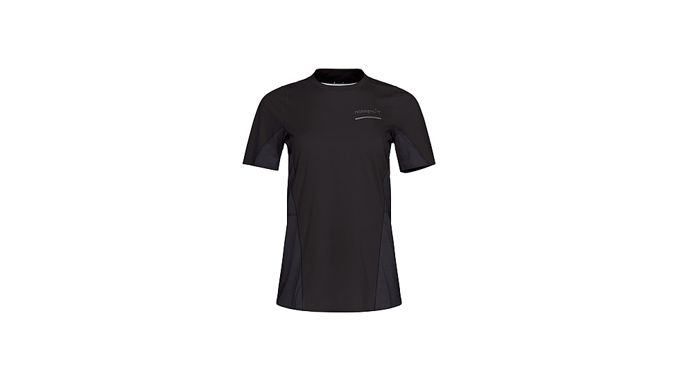 Norrona Senja Equaliser Lightweight T-Shirt - Womens, Caviar, Medium, 5807-23-7718-M