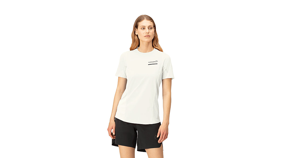 Norrona Senja Equaliser Lightweight T-Shirt - Womens, Snow White, Extra Small, 5807-23-9928-XS