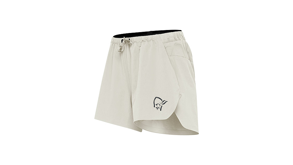 Norrona Senja Flex1 4in Shorts - Womens, Oatmeal, Large, 5806-24-4411-L