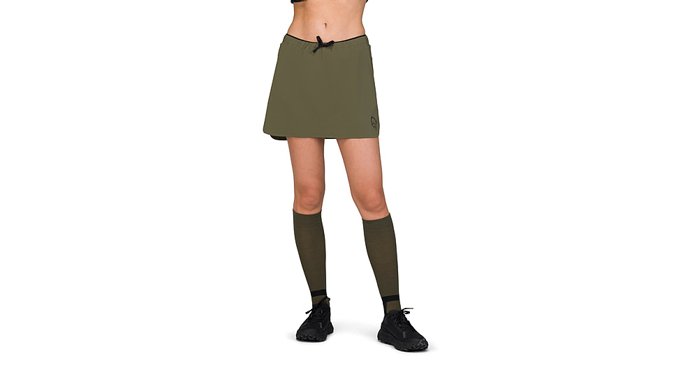 Norrona Senja Flex1 Skirt - Womens, Olive Night, Small, 5811-25-3301-S