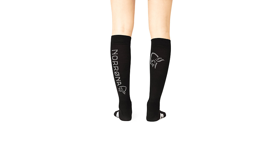 Norrona Senja Merino Lightweight Long Socks, Caviar, 40-42, 5802-23-7718-40-42