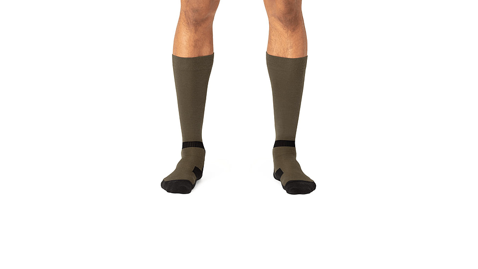 Norrona Senja Merino Lightweight Long Socks, Olive Night, 40-42, 5802-23-3301-40-42