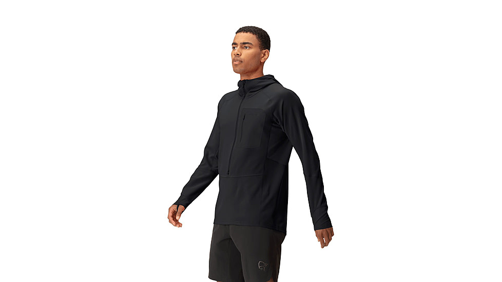 Norrona Senja Warm1 Hoodie - Mens, Caviar, Extra Large, 5818-23-7718-XL