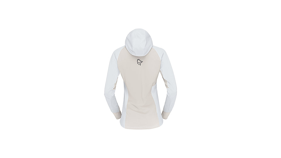 Norrona Senja Warm1 Hoodie - Womens, Snow White, Small, 5822-23-9928-S