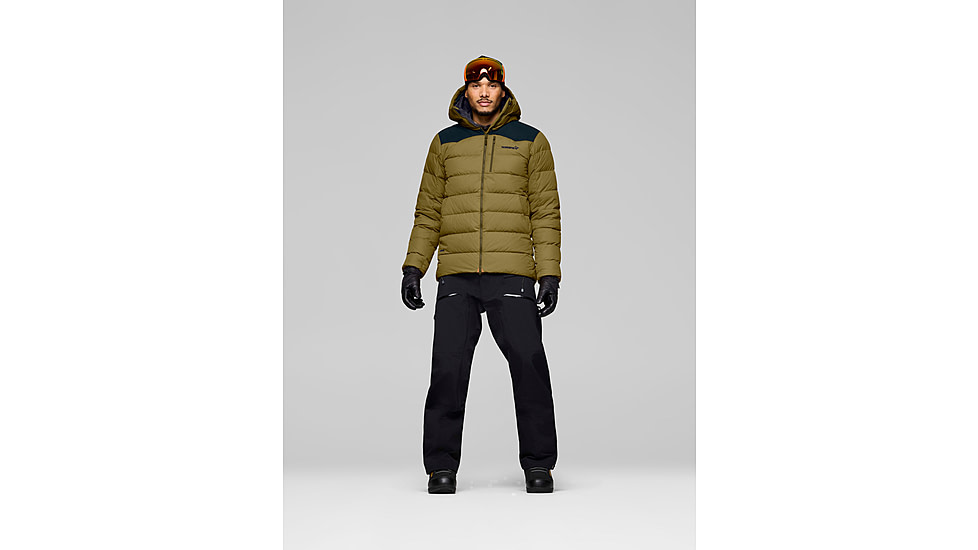 Norrona Tamok Down 750 Jacket - Mens, Dark Olive, Large, 1203-19-3898-L