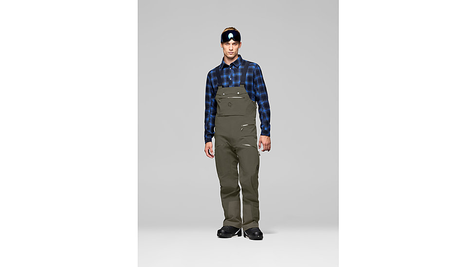 Norrona Tamok Gore-Tex Performance Shell Bib - Mens, Beluga, Extra Large, 1229-23-8806-XL