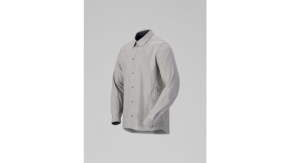 Norrona Tamok Wool Plain Shirt - Mens, Drizzle Melange, Medium, 1225-24-2313-M