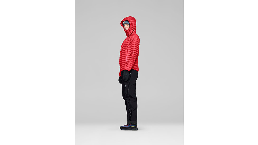 Norrona Trollveggen Down800 Super Light Hood - Womens, Watermelon, Extra Small, 1617-24-1261-XS