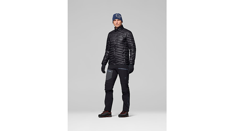 Norrona Trollveggen Down800 Super Light Jacket - Mens, Caviar Black, Small, 1613-24-7718-S